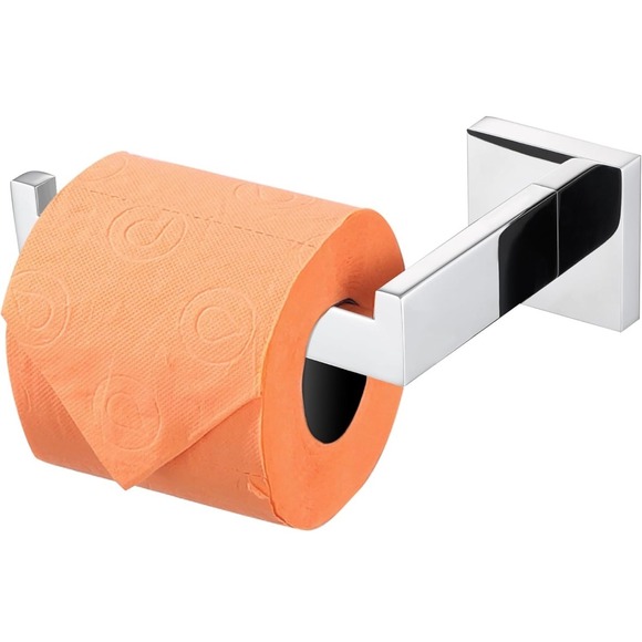 Modern Toilet Paper Holder Wall Mount Bathroom Tissue Roll Dispenser - Picture 1 of 7